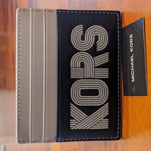 Michael Kors Cooper Tall Logo Card Case / Wallet Nwt ❤️